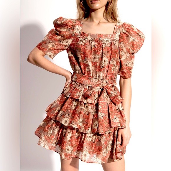 NWT: Ulla Johnson Elise Dress (Colour: Petunia)